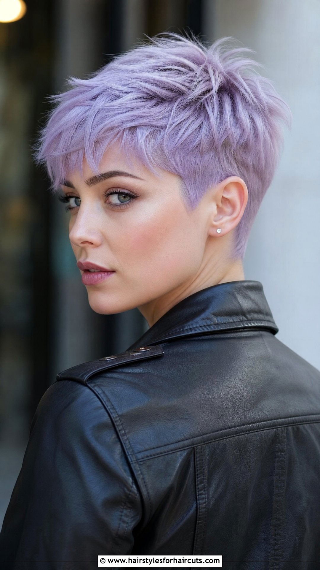Lavender Pixie Cut - 25 lavender hairstyles - 25 lavender hairstyles