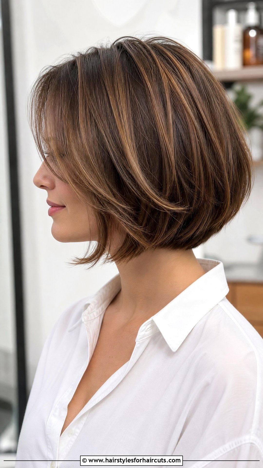 Layered A Line Bob Haircut - 25 women layer haircuts - 25 women layer haircuts