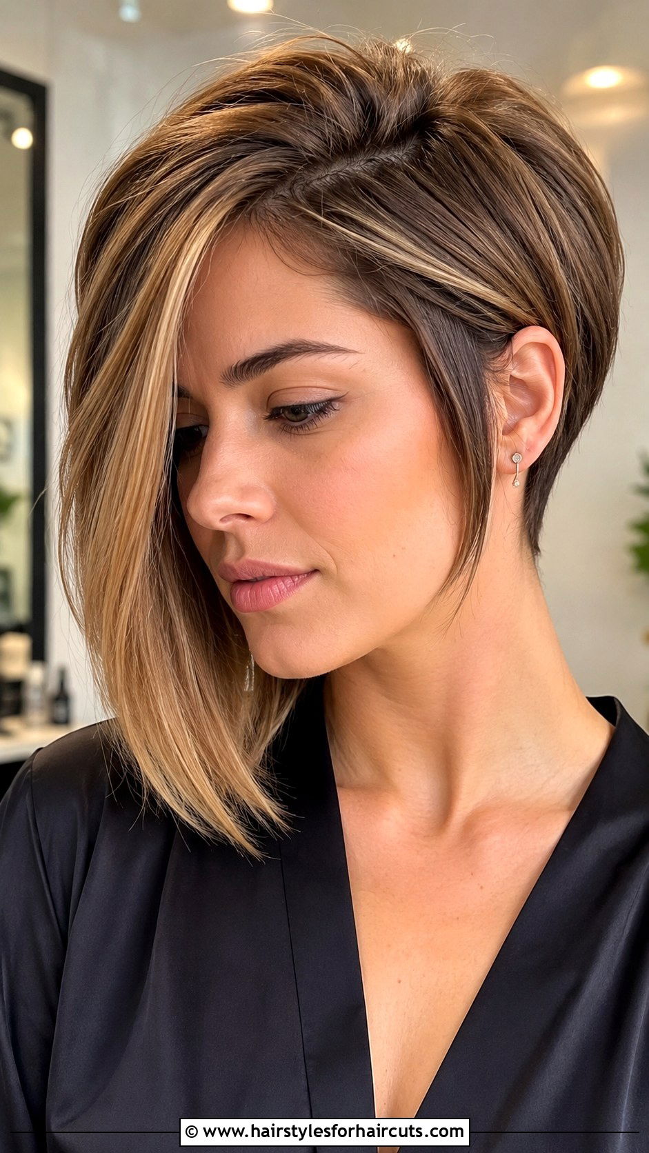 Layered Asymmetrical Bob - 25 layered haircuts ideas - 25 layered haircuts ideas