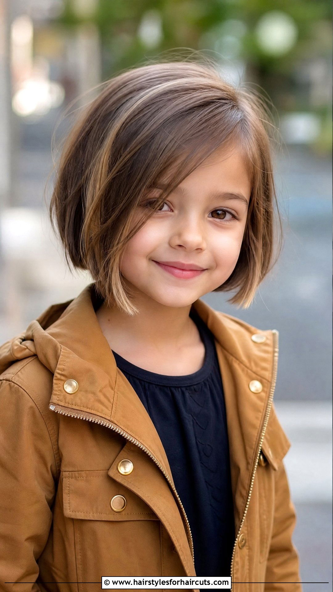 Layered Asymmetrical Short Bob - 25 layered short hair little girl haircuts - 25 layered short hair little girl haircuts