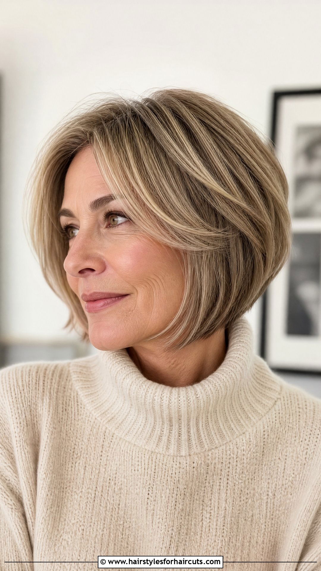 Layered Bob - 25 womens haircuts over 50 thin hair - 25 women's haircuts over 50 thin hair