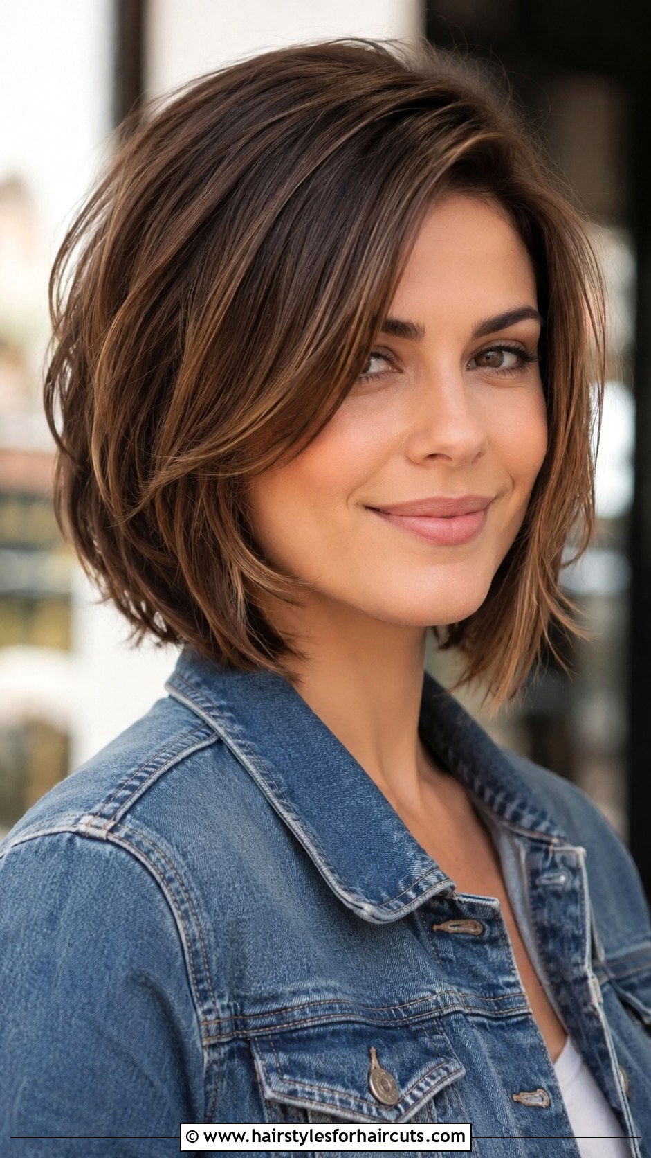 Layered Bob - 25 haircuts for straight flat hair - 25 haircuts for straight flat hair