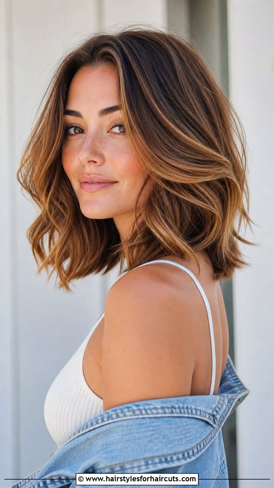 Layered Bob - 25 shoulder length haircuts for thin wavy hair - 25 shoulder length haircuts for thin wavy hair