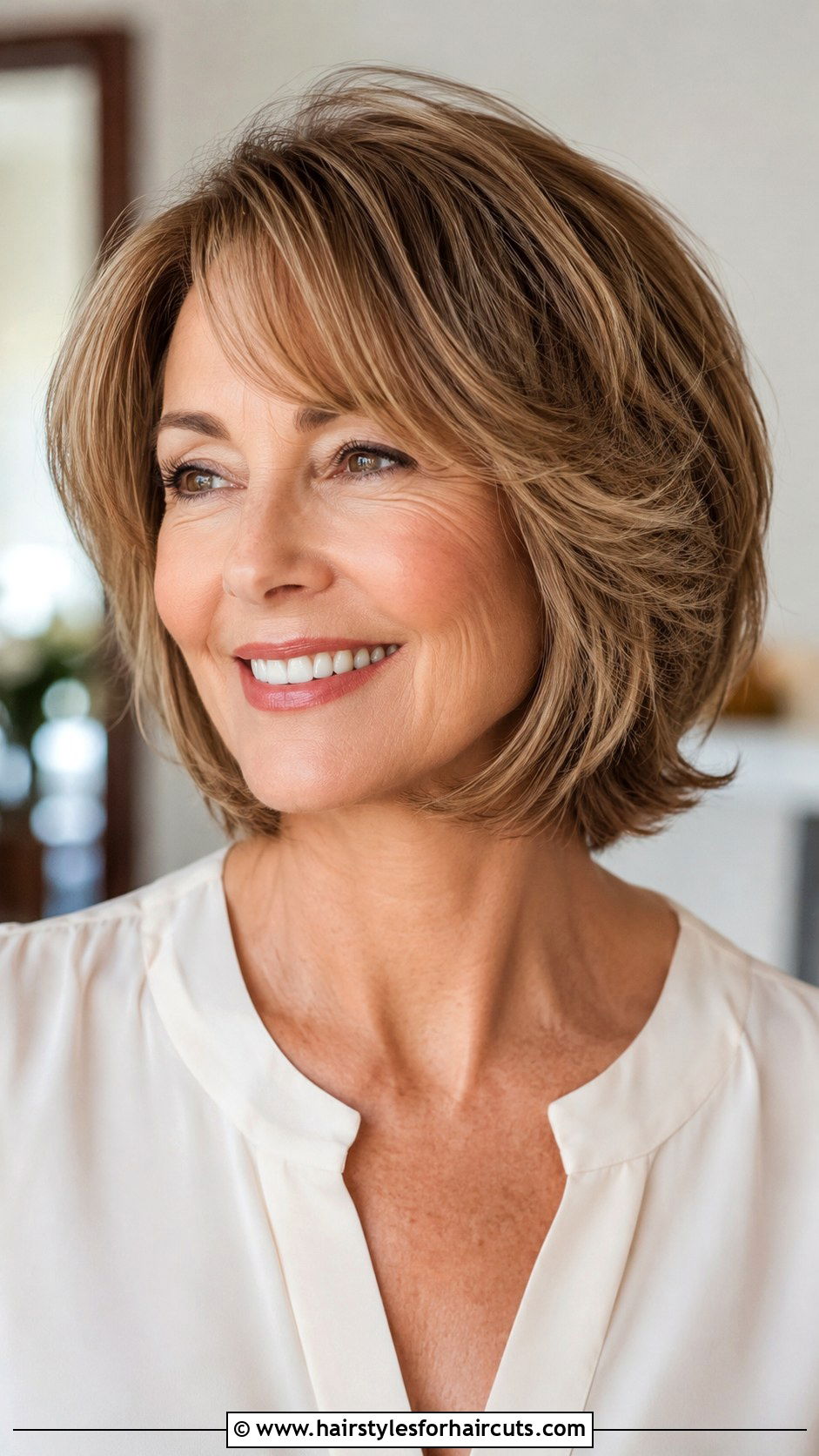 Layered Bob Haircut - 25 best short haircuts for older women - 25 best short haircuts for older women
