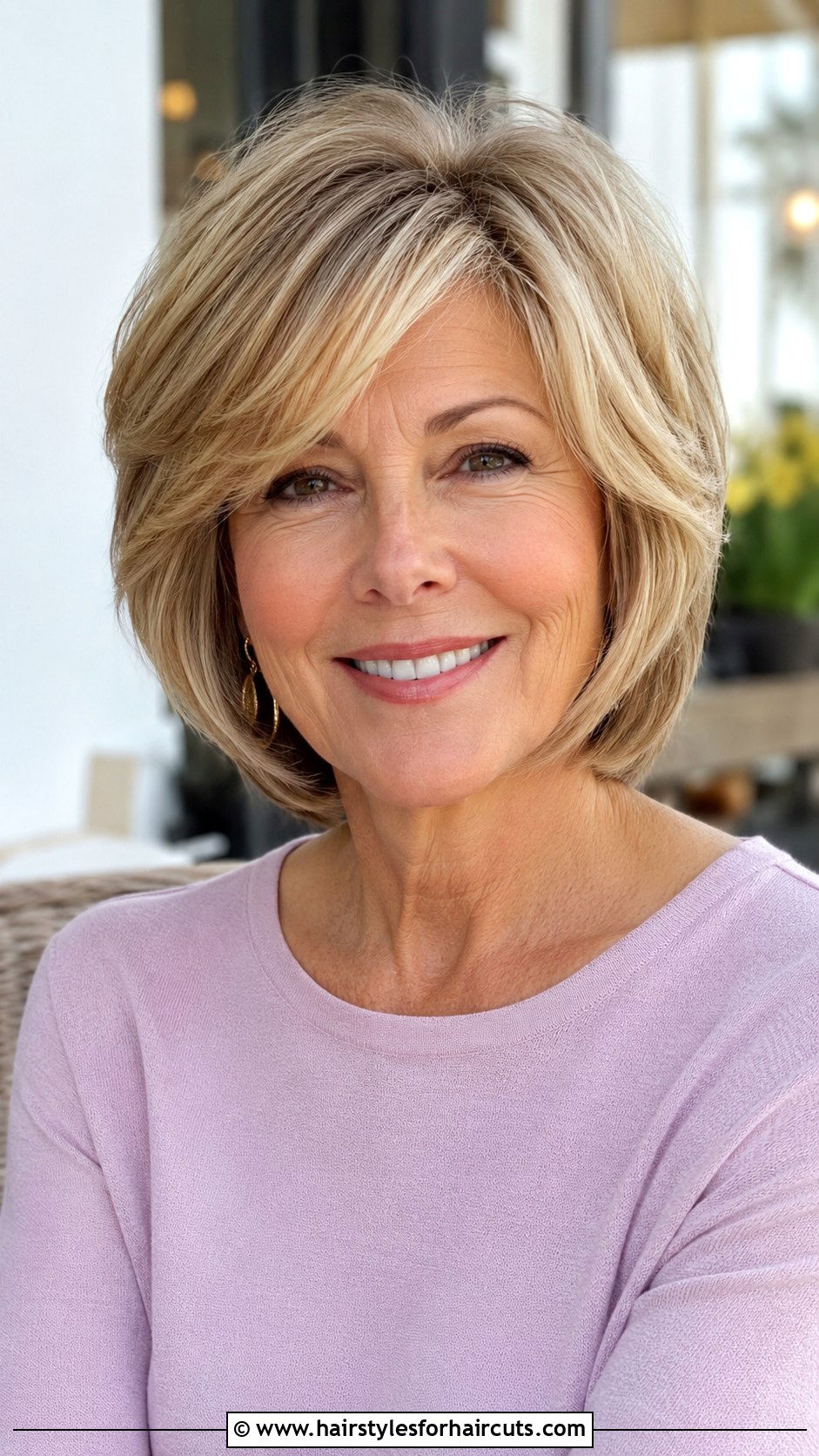 Layered Bob Haircut For Older Women - 25 haircuts for older women with thick hair - 25 haircuts for older women with thick hair