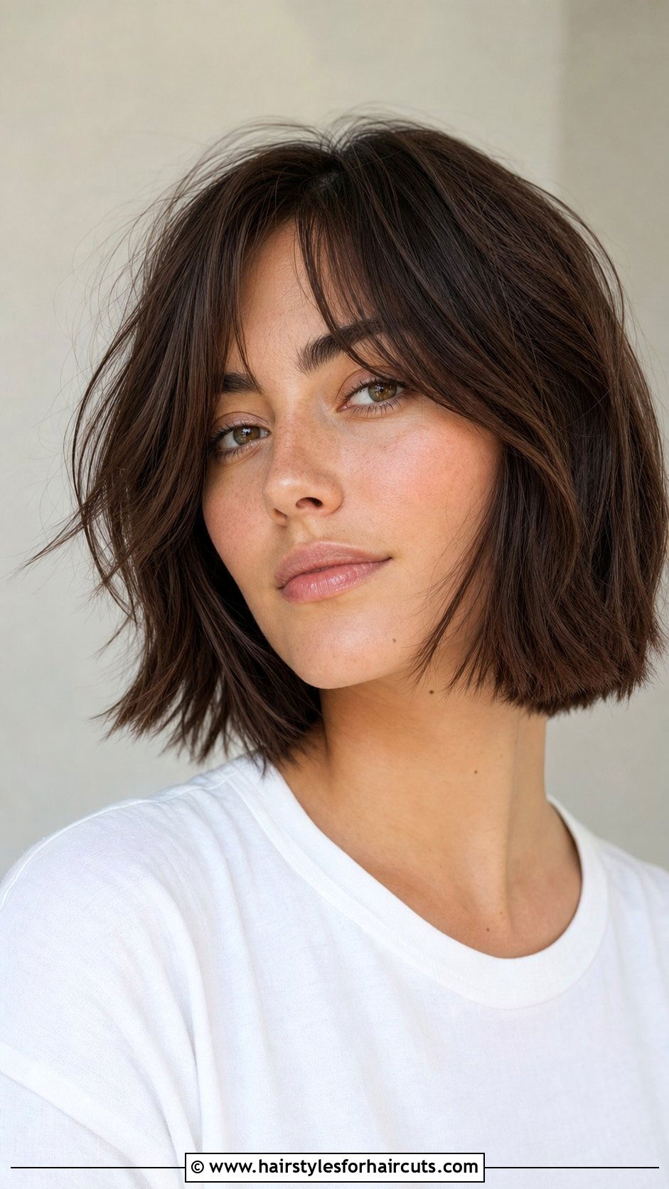 Layered Bob With Curtain Bangs - 25 hairstyles with bangs and layers - 25 hairstyles with bangs and layers