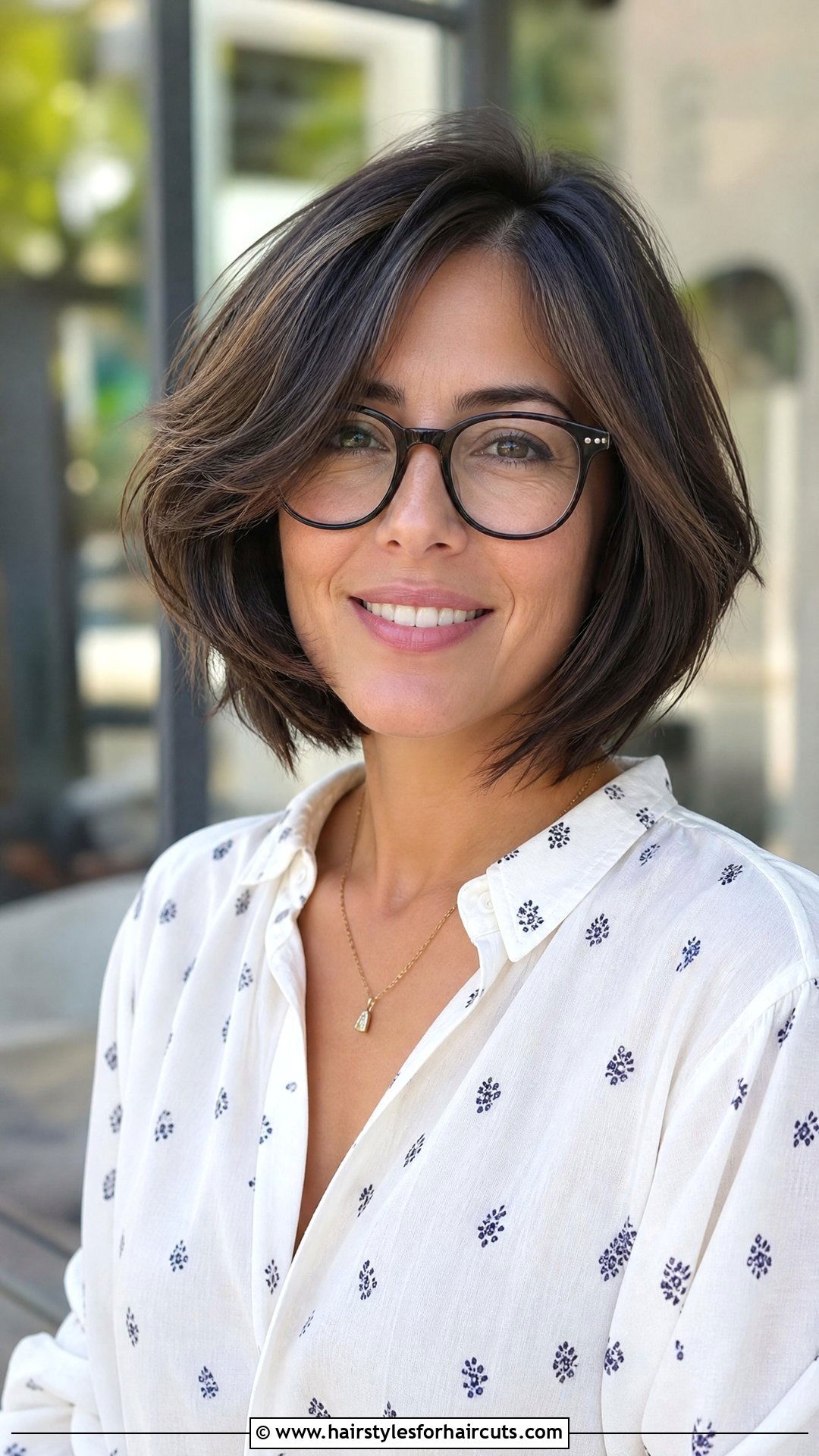 Layered Bob With Glasses - 25 short hairstyles for women with glasses - 25 short hairstyles for women with glasses