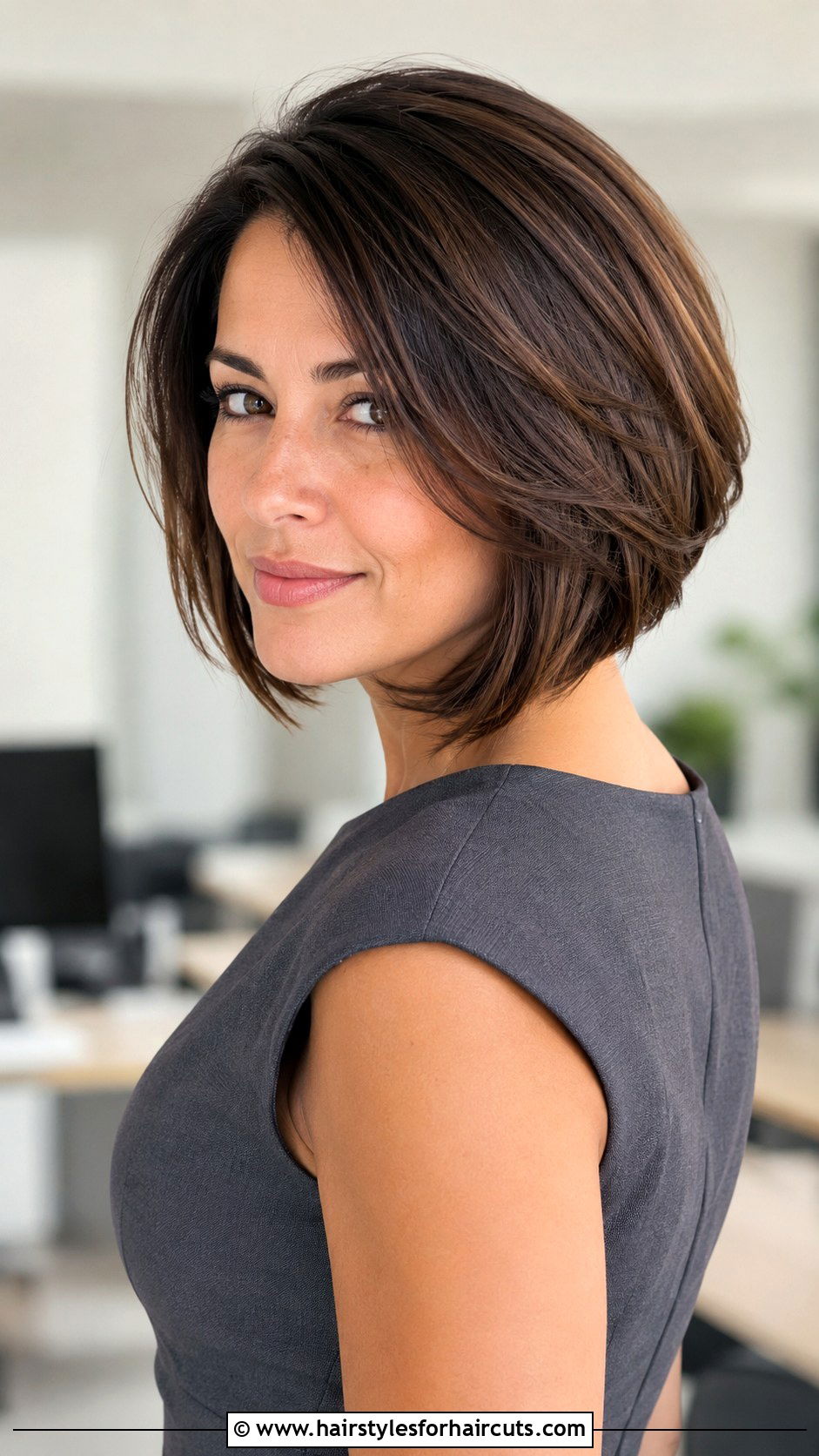 Layered Bob With Side Part - 25 layered haircuts thick hair - 25 layered haircuts thick hair