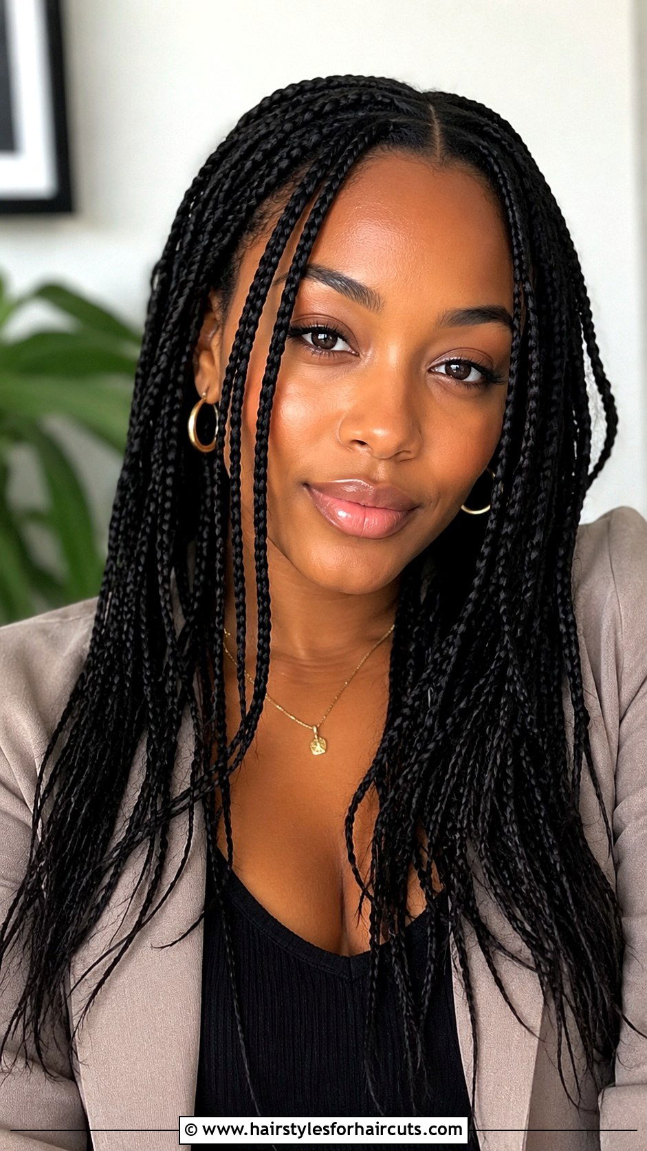 Layered Box Braids - 25 box braids hairstyles for black hair - 25 box braids hairstyles for black hair
