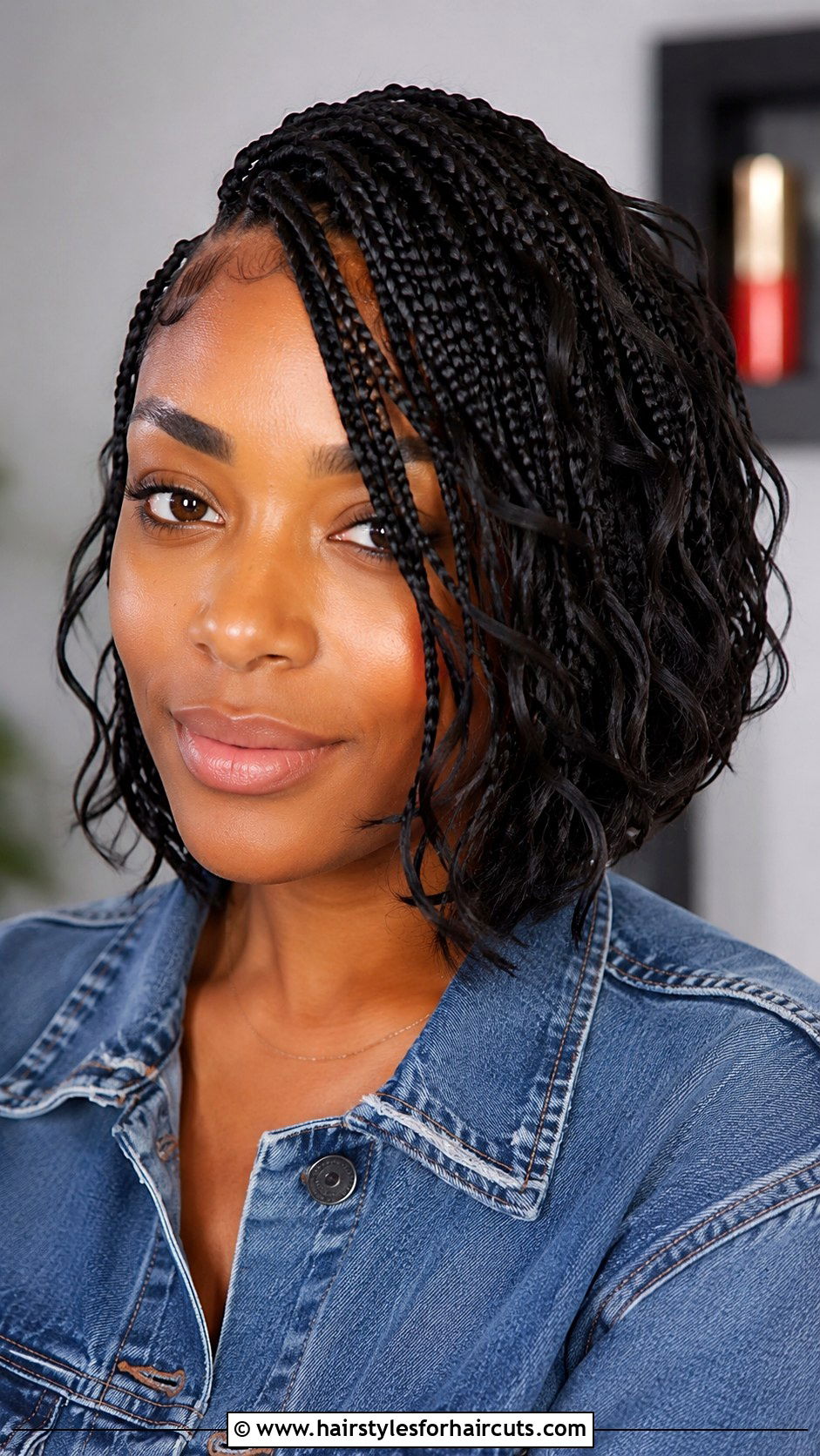 Layered Braided Bob - 25 braided bob hairstyles for black hair - 25 braided bob hairstyles for black hair