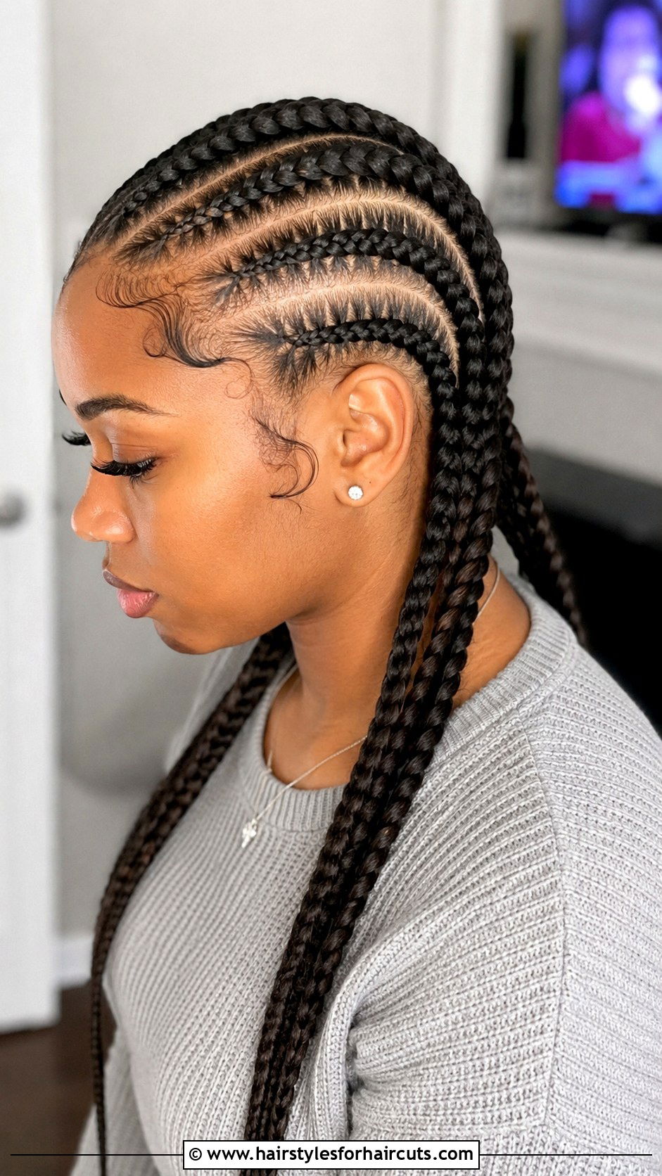 Layered Cornrows - 25 black woman cornrow hairstyles - 25 black woman cornrow hairstyles