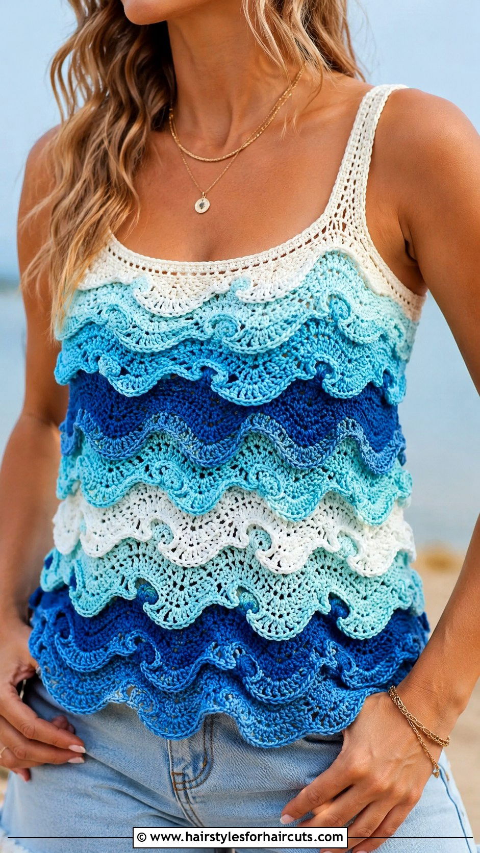 Layered Crochet Ocean Wave - 25 crochet ocean wave hairstyles - 25 crochet ocean wave hairstyles