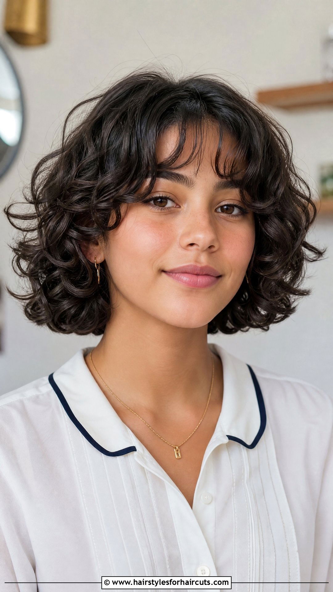 Layered Curly Bob - 25 easy hairstyles for mixed hair teenage girl - 25 easy hairstyles for mixed hair teenage girl