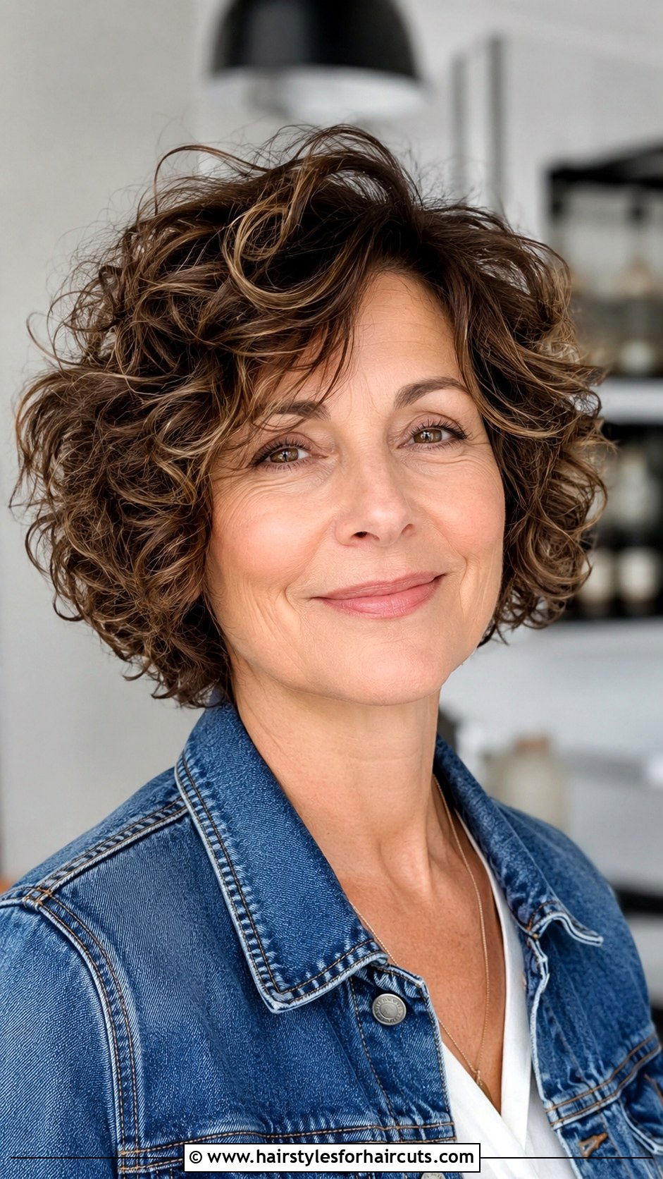 Layered Curly Bob - 25 haircuts for curly hair women over 50 - 25 haircuts for curly hair women over 50