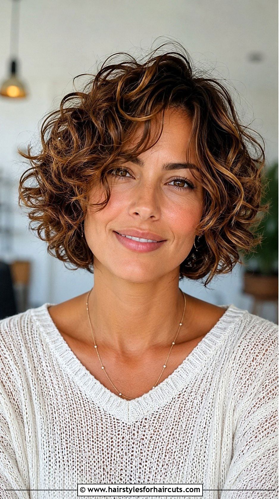 Layered Curly Bob - 25 best haircuts for thinning curly hair - 25 best haircuts for thinning curly hair