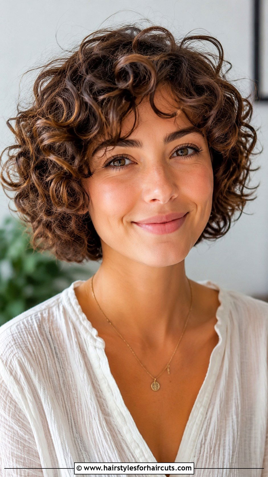 Layered Curly Bob - 25 medium haircuts for women with curly hair - 25 medium haircuts for women with curly hair