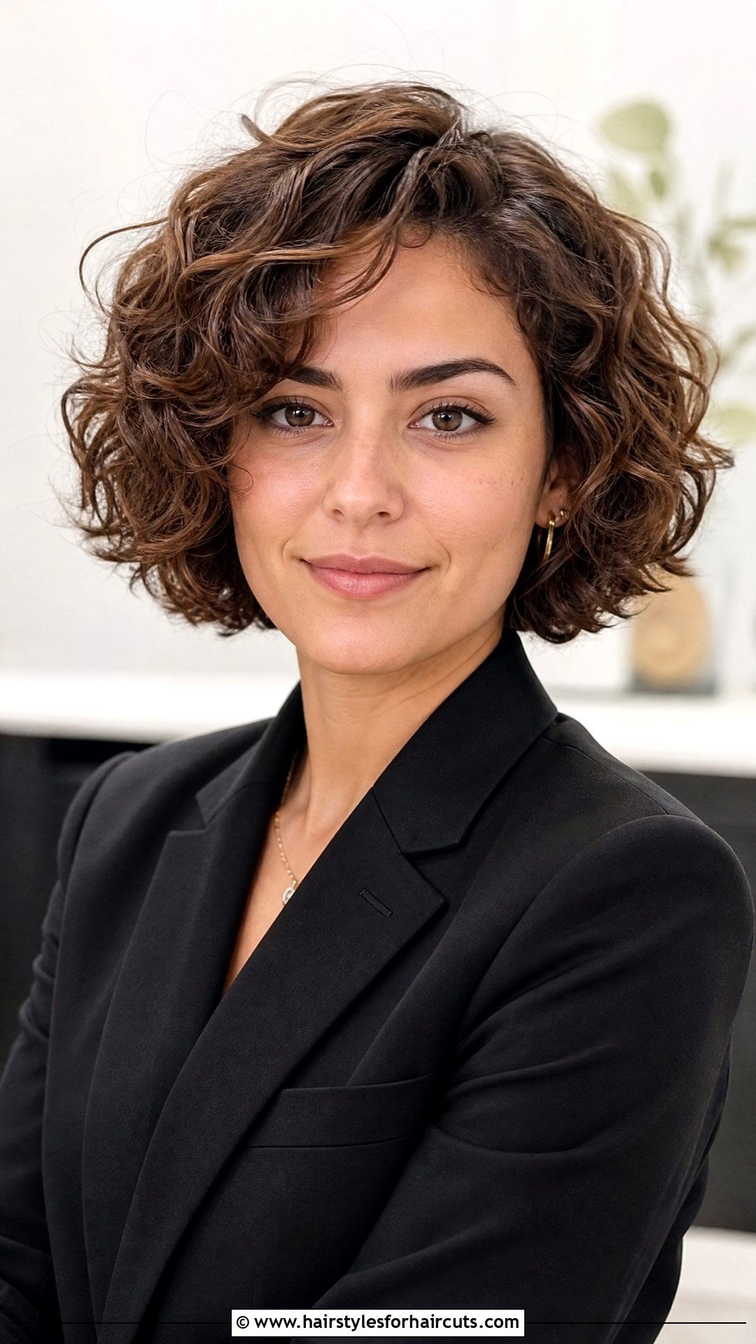 Layered Curly Bob - 25 womens hairstyles for curly hair - 25 womens hairstyles for curly hair