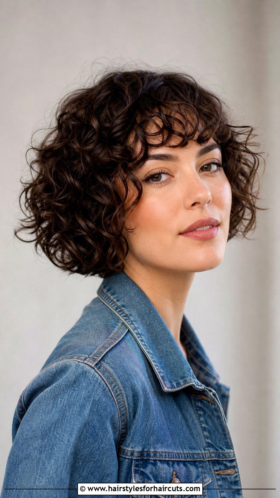 Layered Curly Bob With Bangs - 25 curly haircuts layers - 25 curly haircuts layers