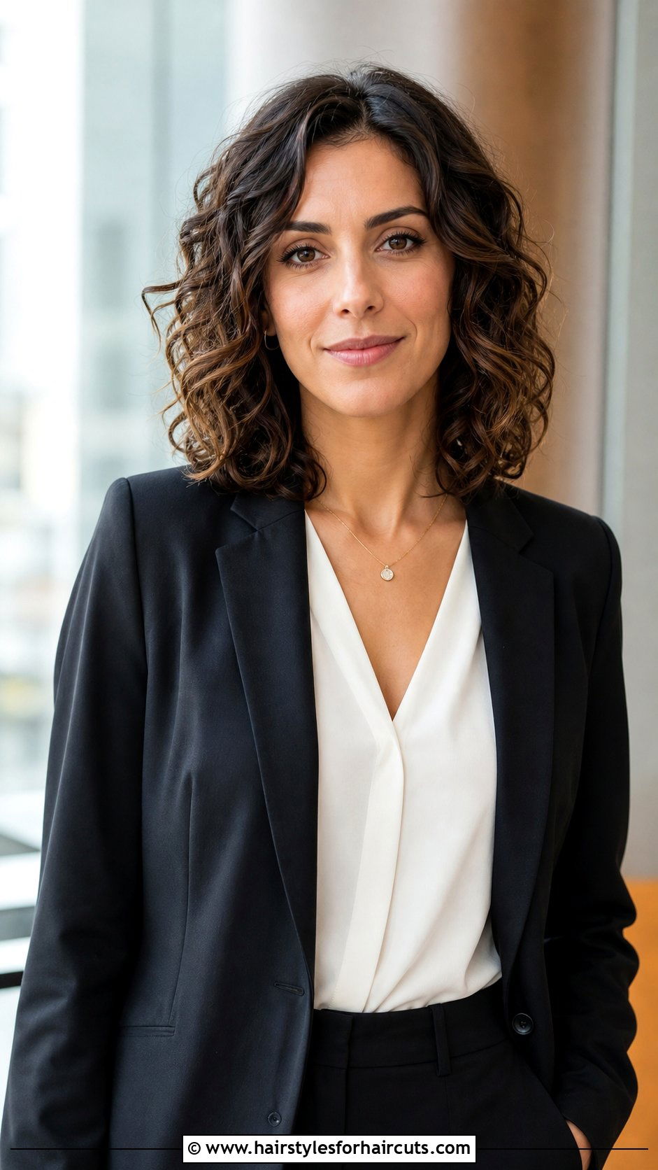 Layered Curly Lob - 25 curly haircuts layers - 25 curly haircuts layers