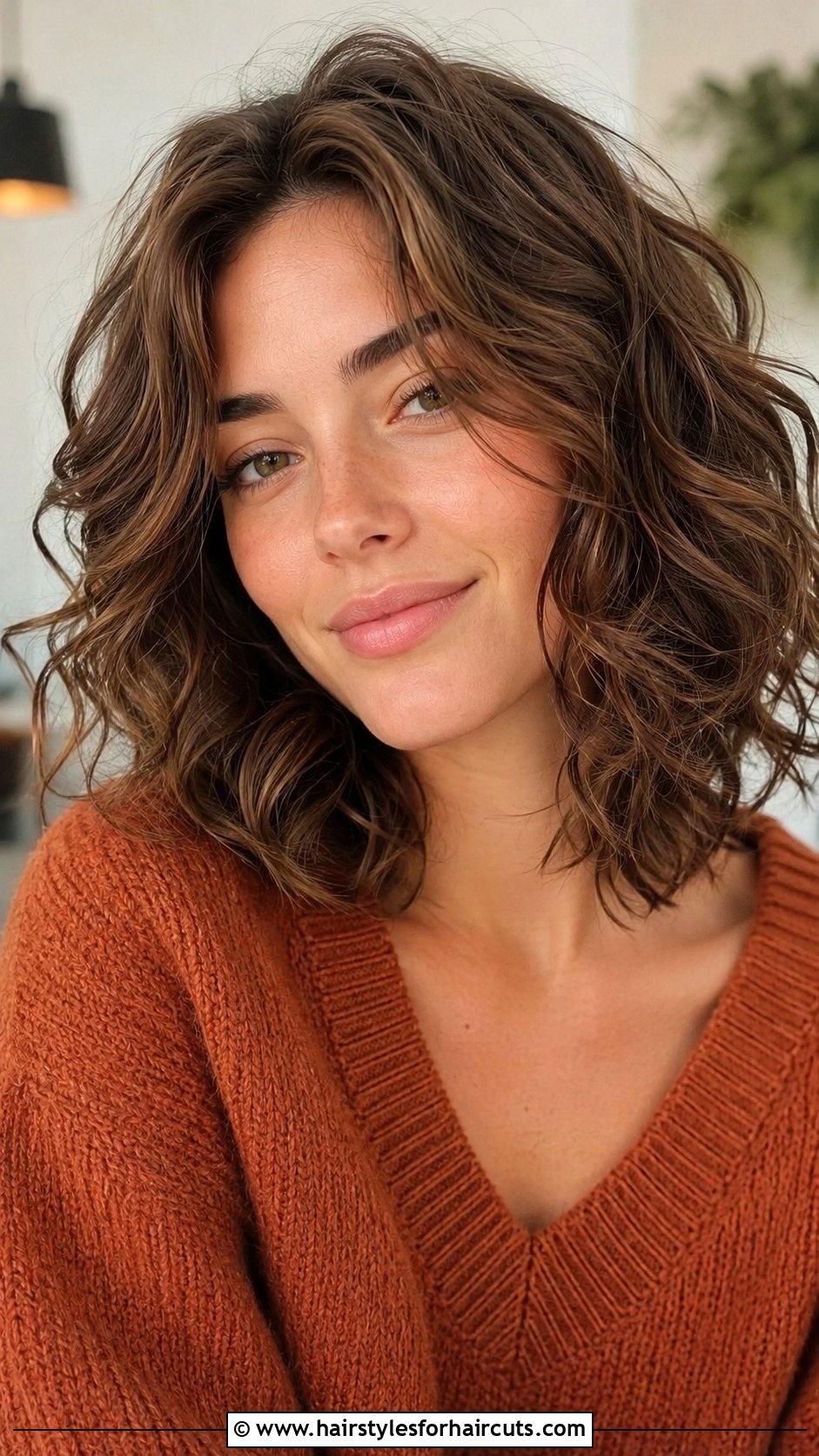 Layered Curly Lob - 25 curly hairstyles for thin hair - 25 curly hairstyles for thin hair