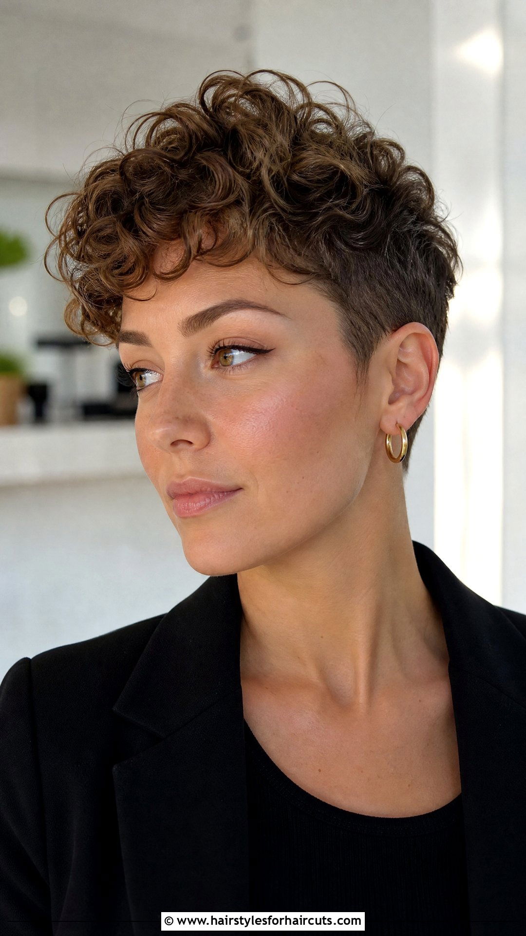 Layered Curly Pixie - 25 layered haircuts for curly hair - 25 layered haircuts for curly hair