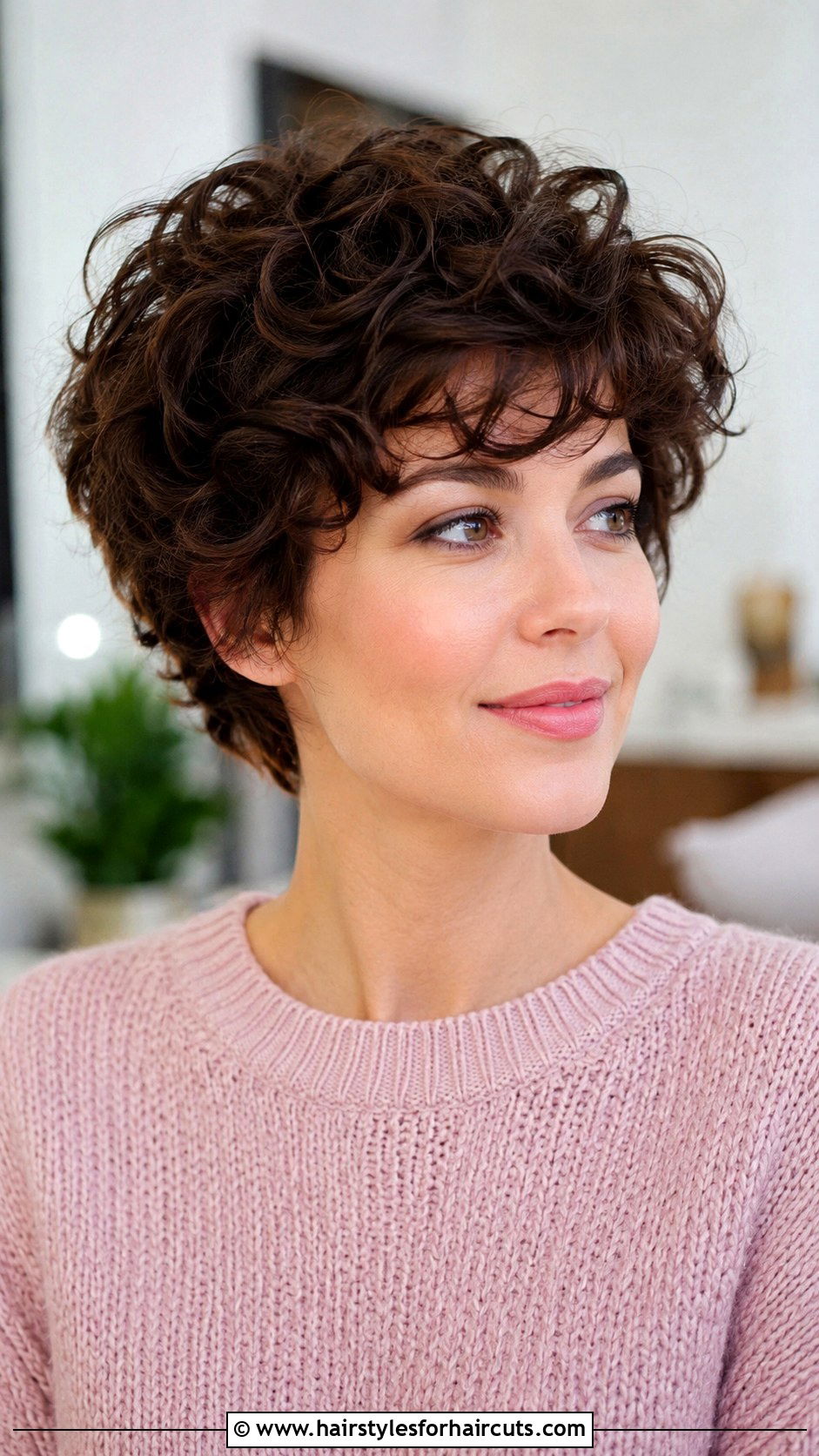 Layered Curly Pixie Haircut - 25 pixie haircuts for thick curly hair - 25 pixie haircuts for thick curly hair
