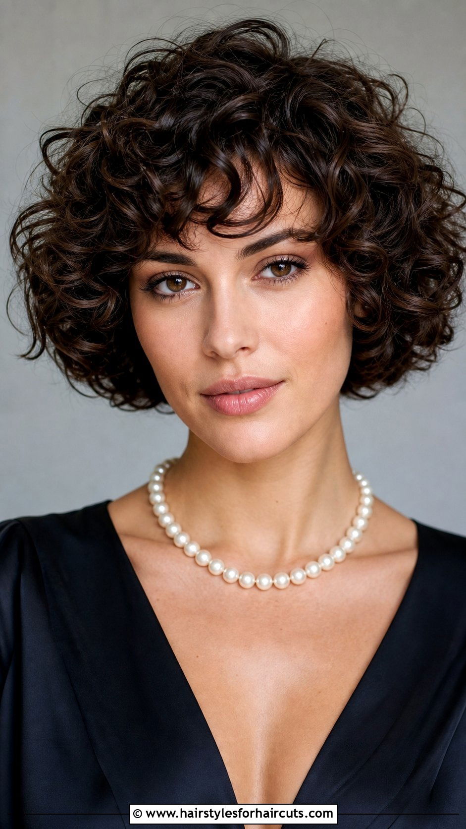 Layered Curly Rounded Bob - 25 layered curly hairstyles - 25 layered curly hairstyles