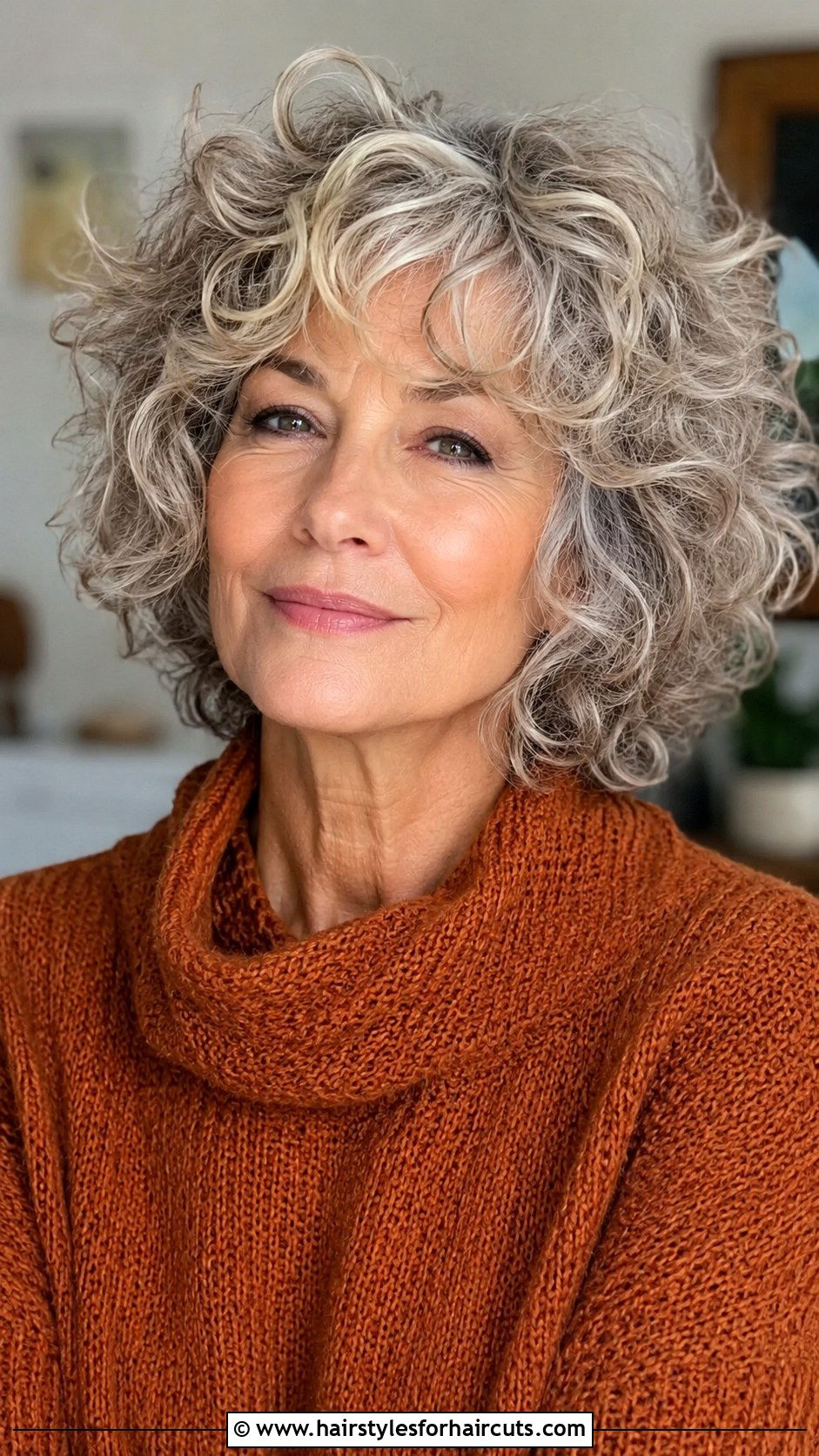 Layered Curly Shag - 25 curly hairstyles for older women - 25 curly hairstyles for older women