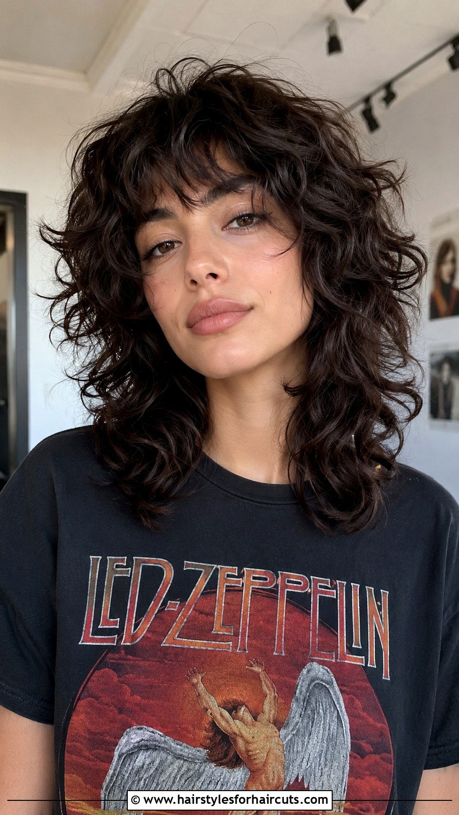 Layered Curly Wolf Cut - 25 curly hairstyles for fine hair - 25 curly hairstyles for fine hair