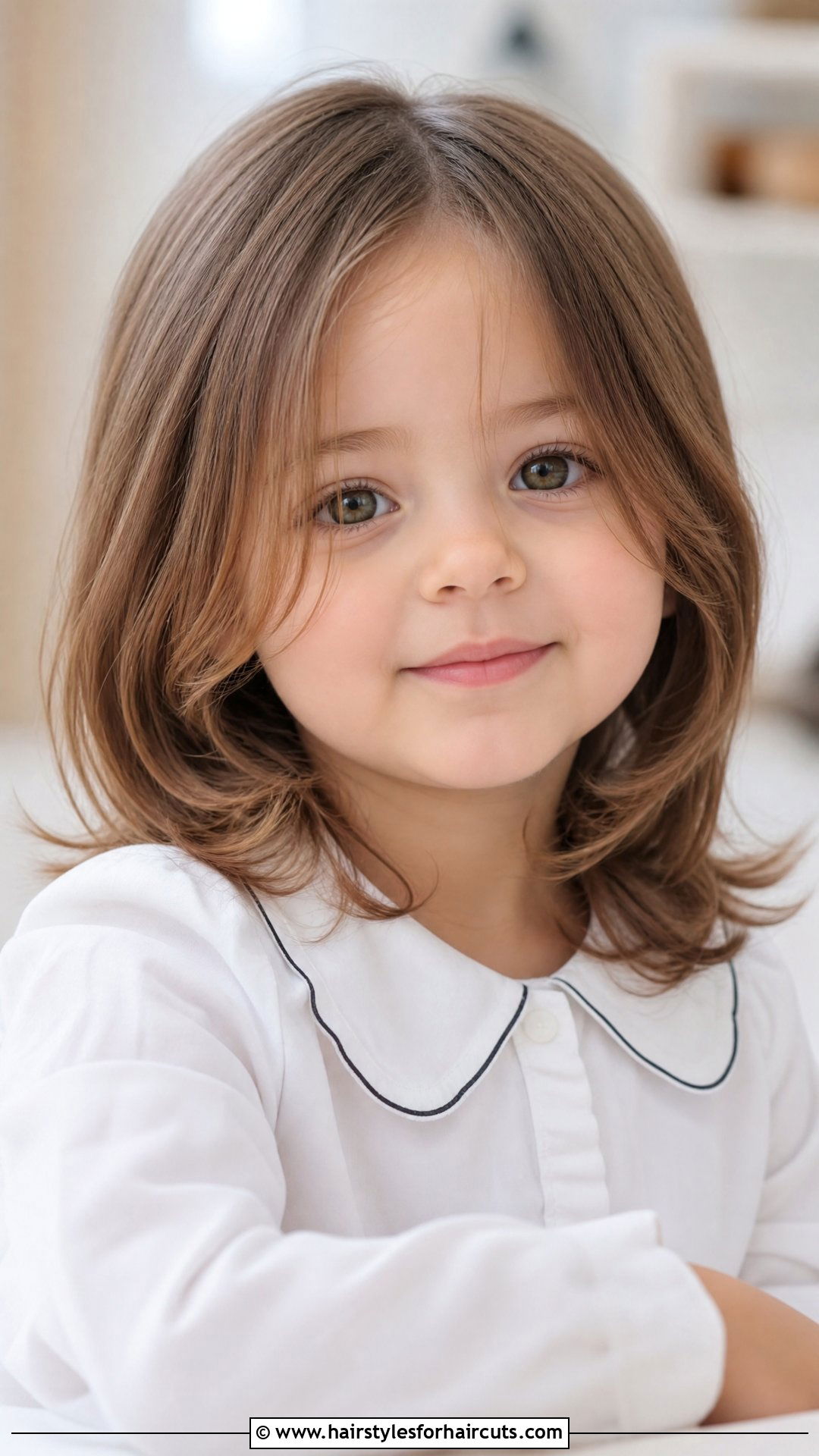 Layered Cut With Face Framing Pieces - 25 fine hair toddler girl haircuts - 25 fine hair toddler girl haircuts