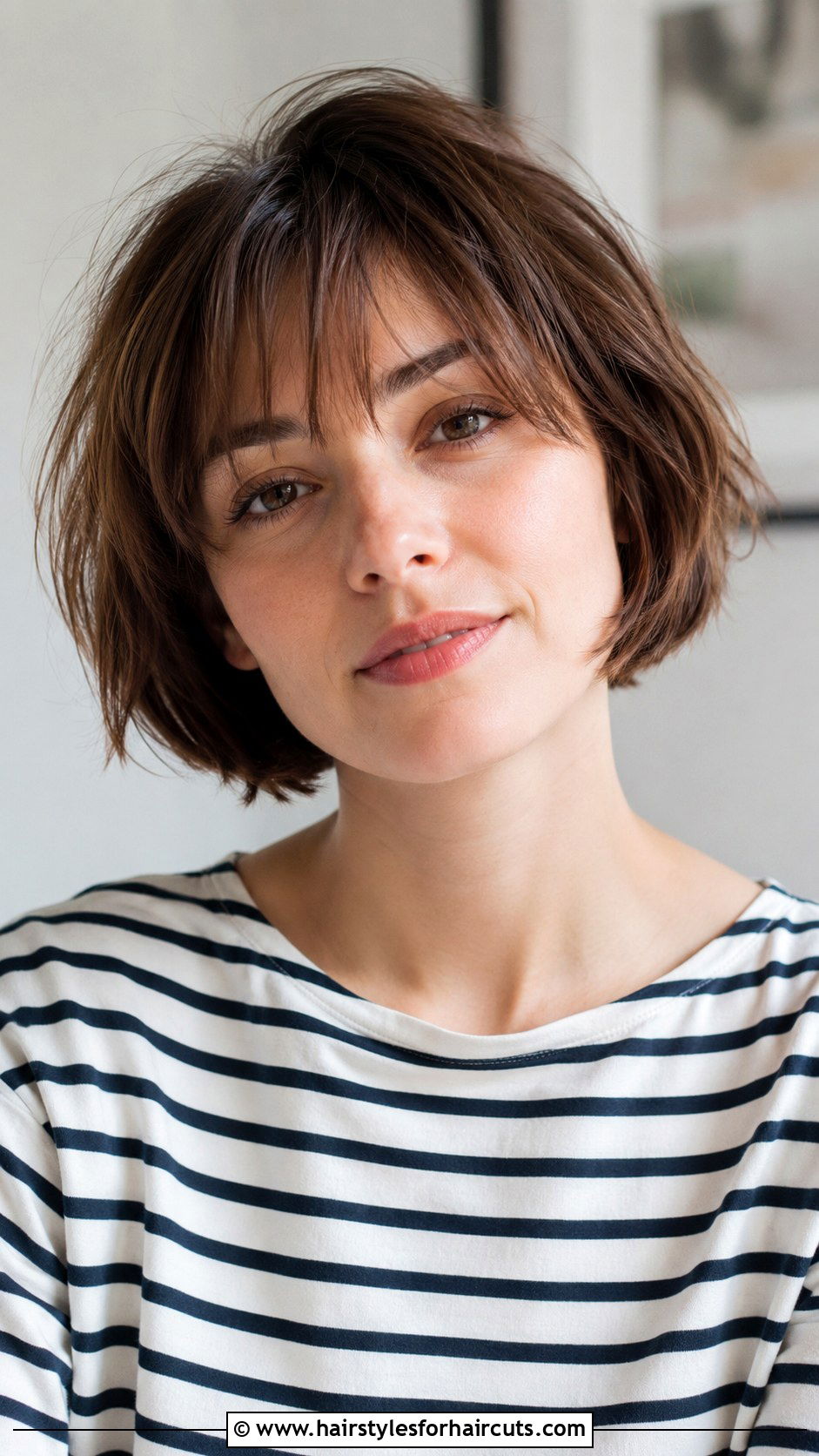 Layered French Bob With Bangs - 25 layered hairstyles with bangs - 25 layered hairstyles with bangs