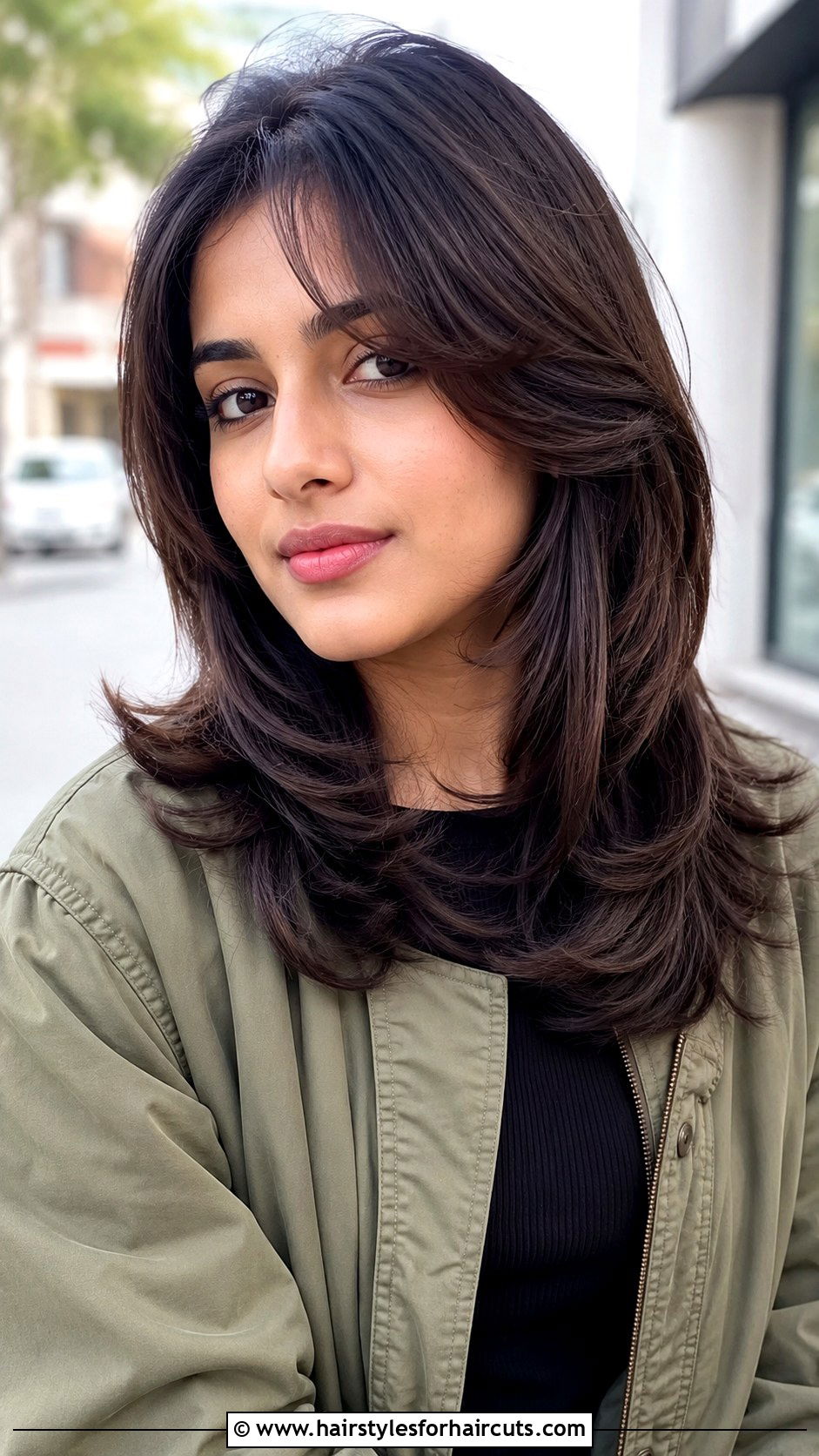 Layered Hair With Flipped Ends - 25 hairstyles with hair straightener - 25 hairstyles with hair straightener