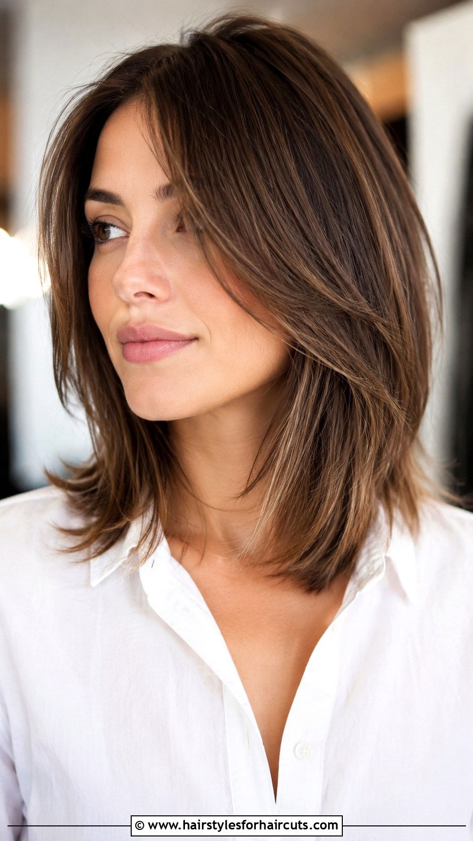 Layered Lob - 25 best hairstyles for women over 50 - 25 best hairstyles for women over 50