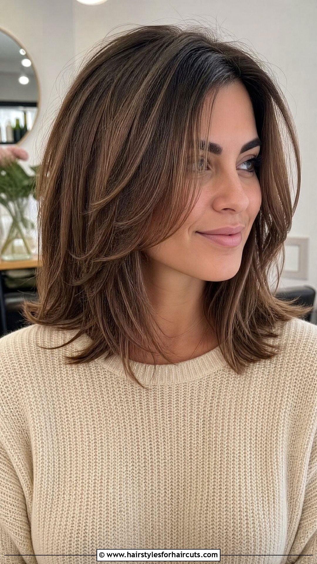 Layered Lob For Thick Hair - 25 medium length thick hairstyles - 25 medium length thick hairstyles