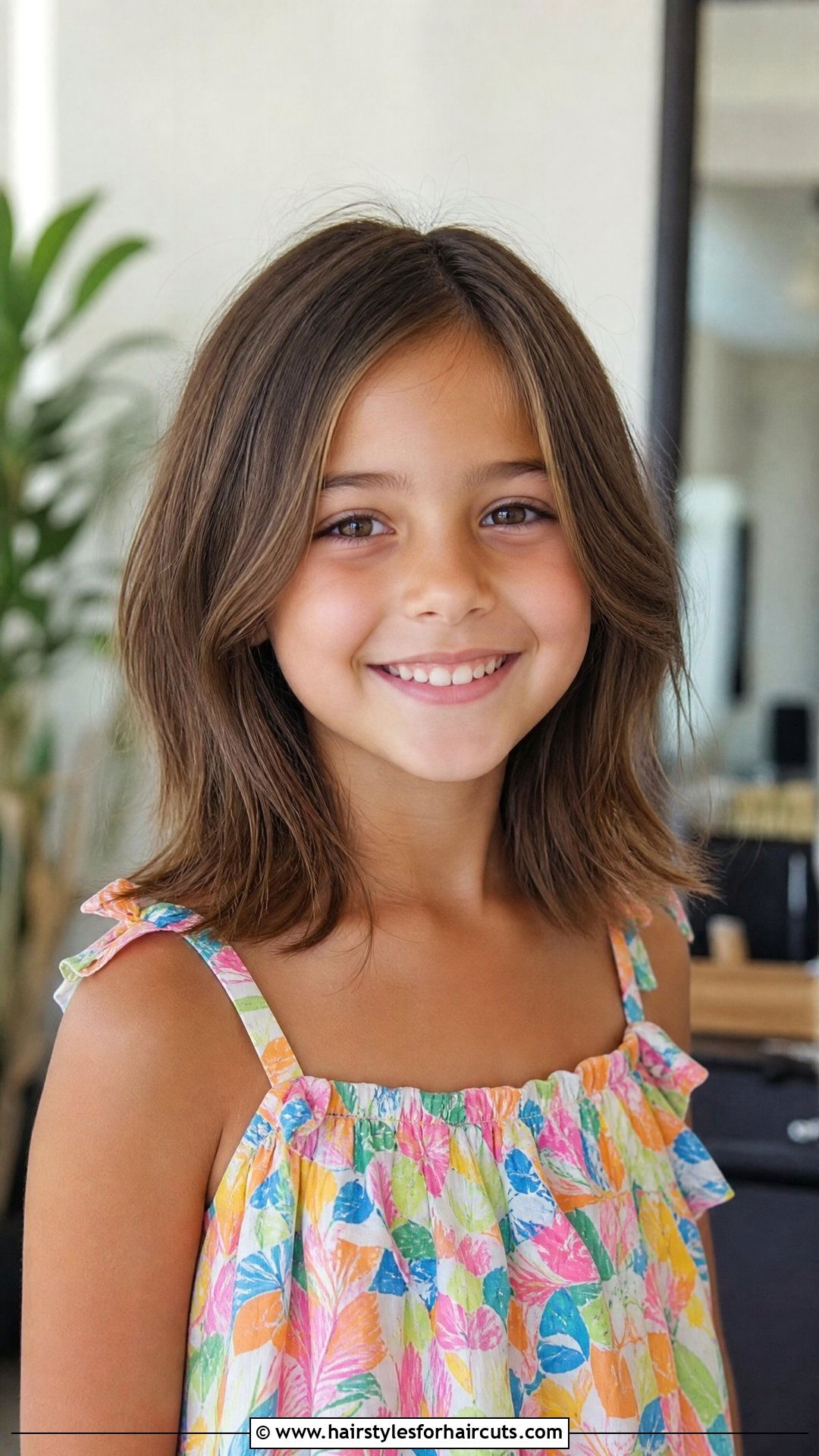 Layered Lob Haircut - 25 9 year old girl haircuts - 25 9 year old girl haircuts