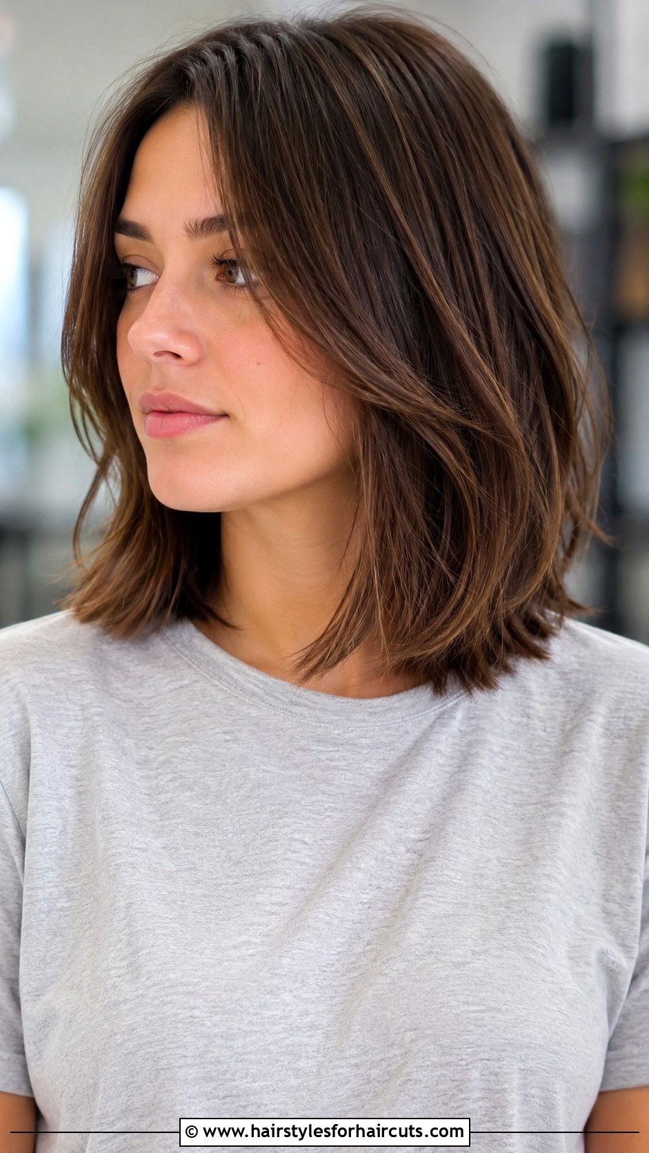 Layered Lob Haircut - 25 best haircuts for girls - 25 best haircuts for girls