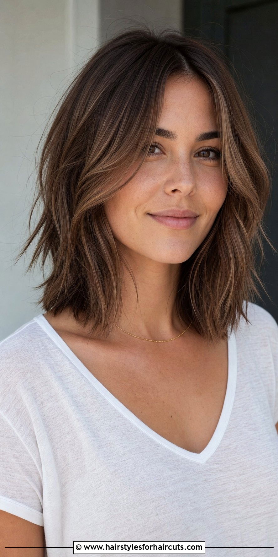 Layered Lob Haircut - 25 best haircuts for thick hair women - 25 best haircuts for thick hair women