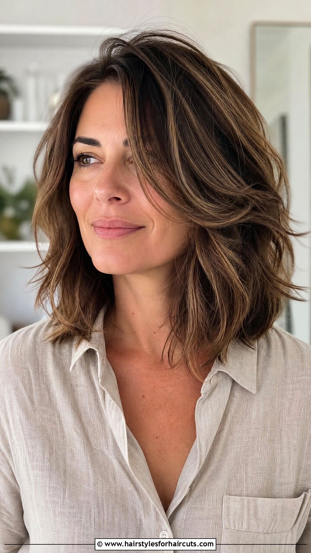 Layered Lob Haircut - 25 haircuts website - 25 haircuts website