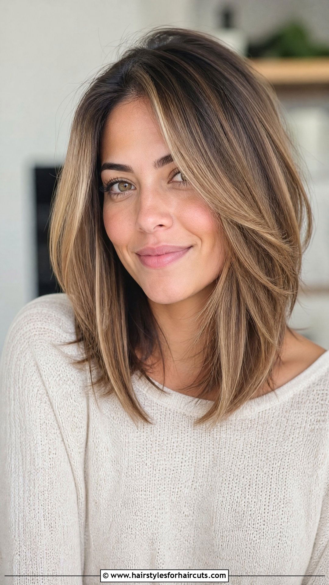 Layered Lob With Face Framing - 25 hairstyles over 65 - 25 hairstyles over 65