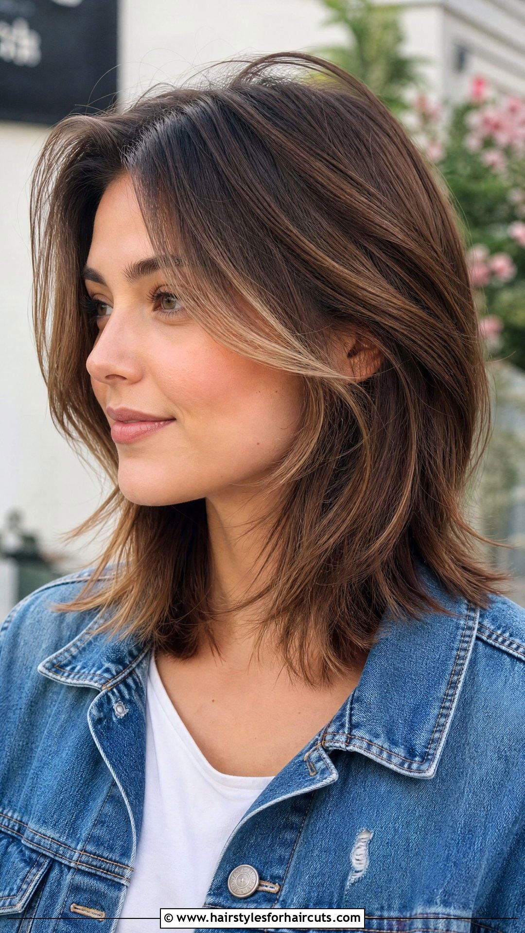 Layered Lob With Face Framing Behind Ears - 25 hair behind ears hairstyles - 25 hair behind ears hairstyles
