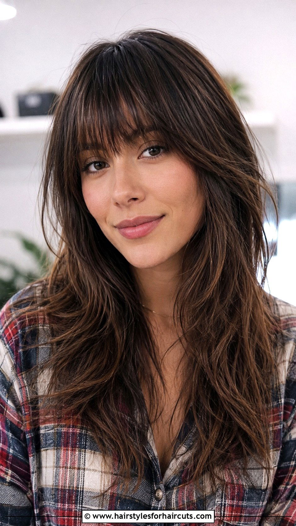 Layered Long Hair With Bangs - 25 front layered haircuts for long hair - 25 front layered haircuts for long hair