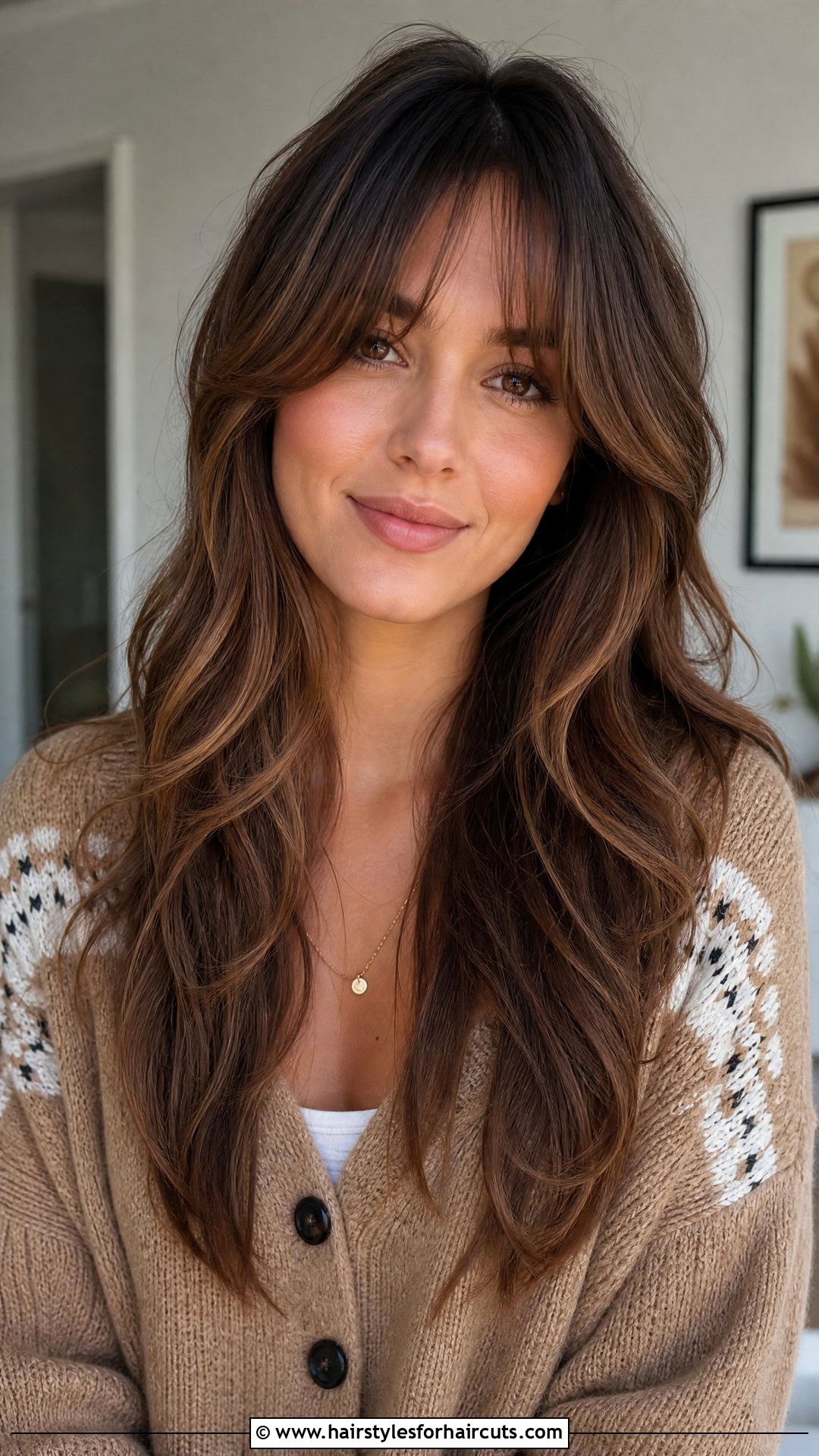 Layered Long Hair With Curtain Bangs - 25 short layered haircuts on long hair - 25 short layered haircuts on long hair