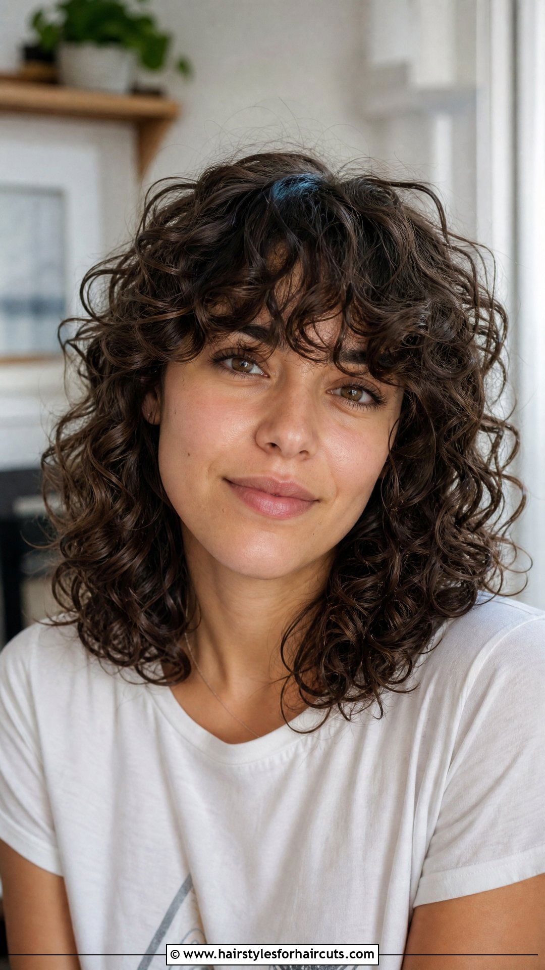 Layered Medium Curly Hair - 25 hairstyles for big forehead curly hair - 25 hairstyles for big forehead curly hair