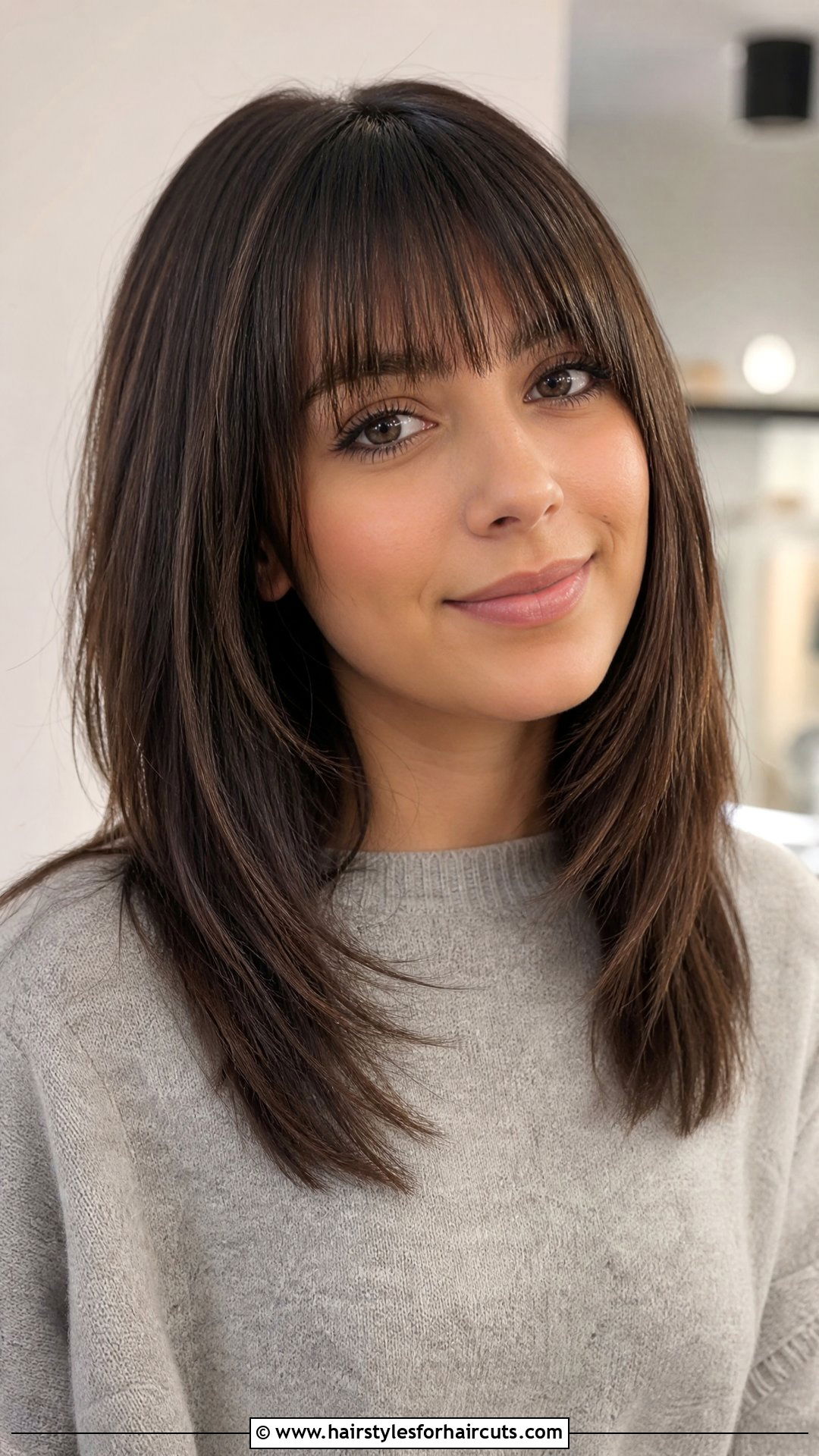 Layered Medium Hair With Bangs - 25 medium haircuts with layers - 25 medium haircuts with layers