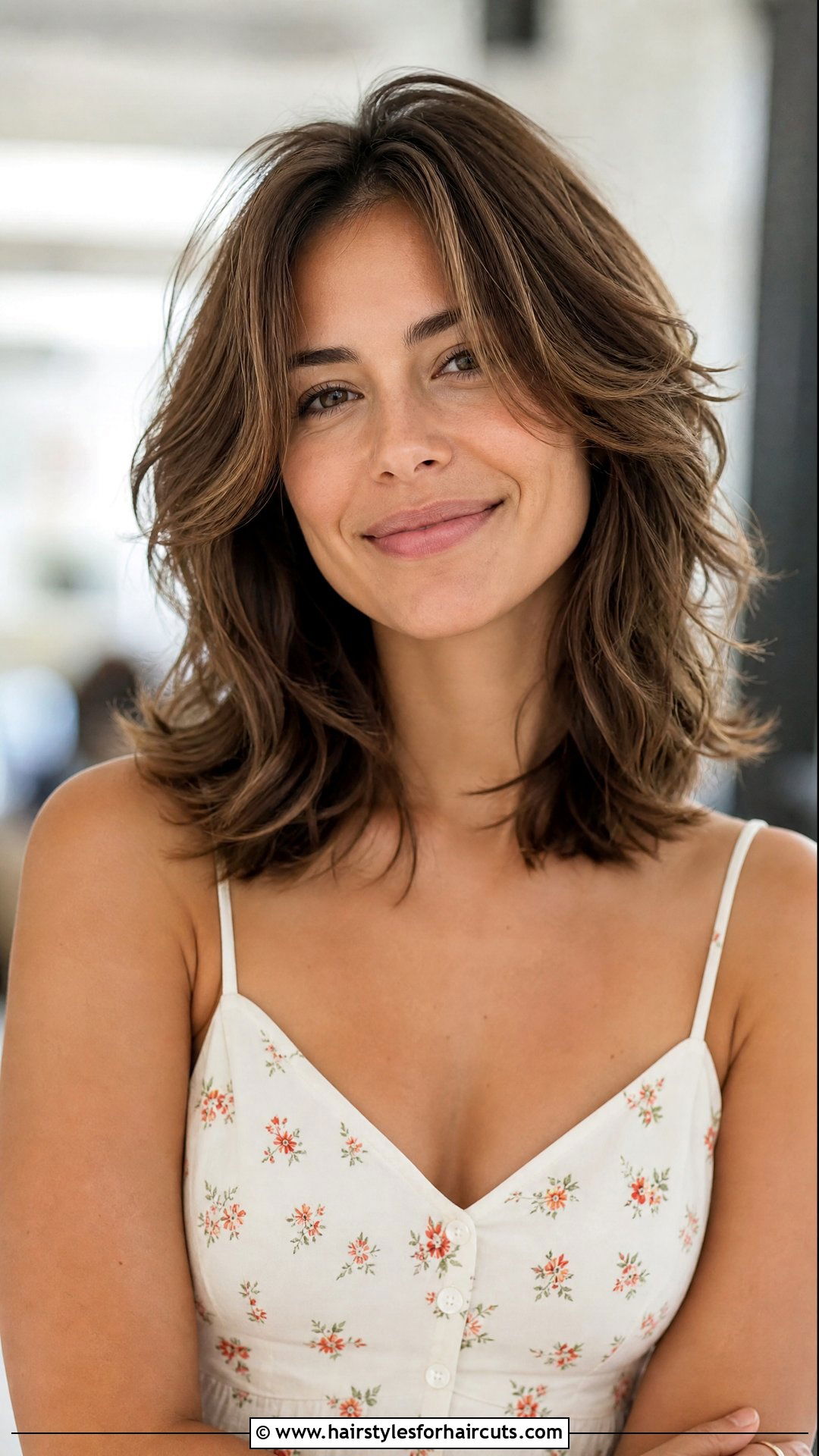 Layered Medium Haircut - 25 woman medium haircuts - 25 woman medium haircuts