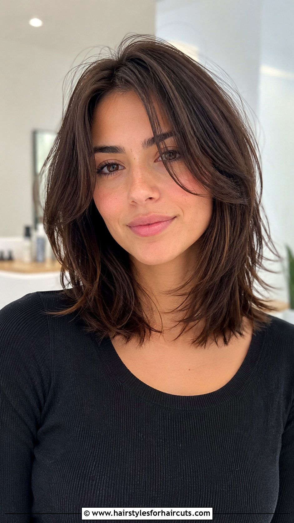Layered Medium Haircut - 25 haircuts rancho cucamonga - 25 haircuts rancho cucamonga
