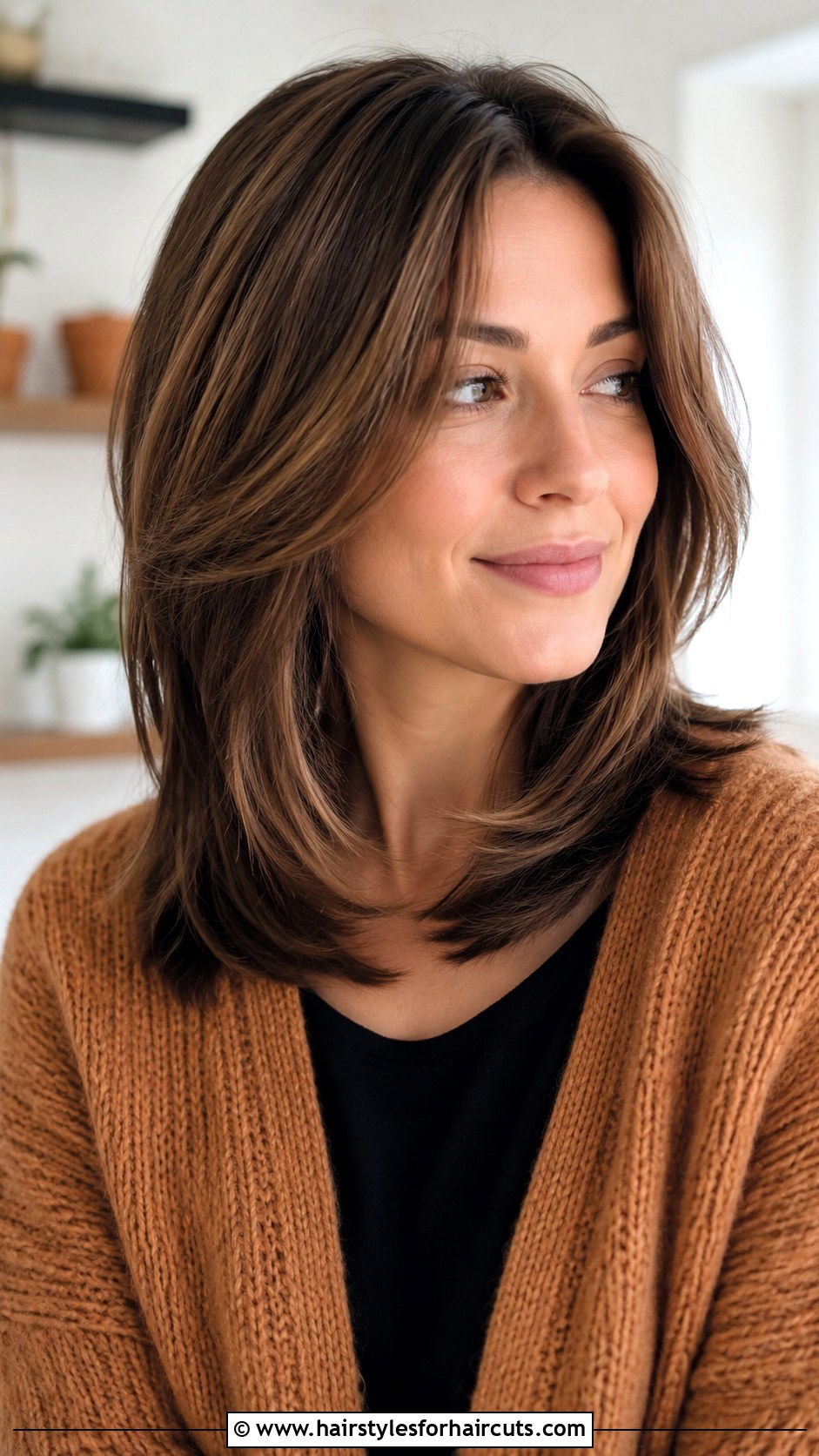 Layered Medium Haircut - 25 haircuts san ramon - 25 haircuts san ramon