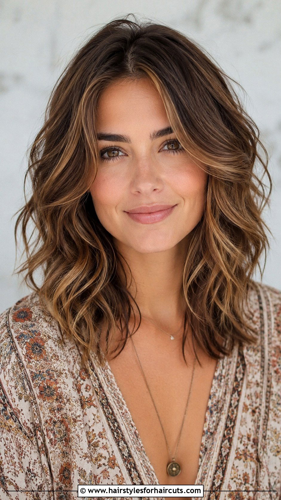 Layered Medium Lob - 25 medium haircuts styles for women - 25 medium haircuts styles for women