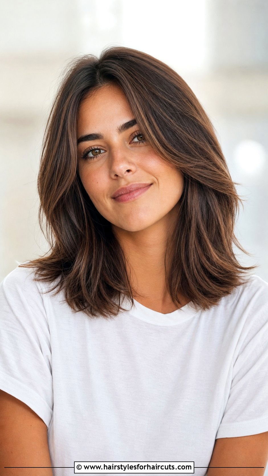 Layered Midi Cut - 25 hairstyles for low density hair - 25 hairstyles for low density hair
