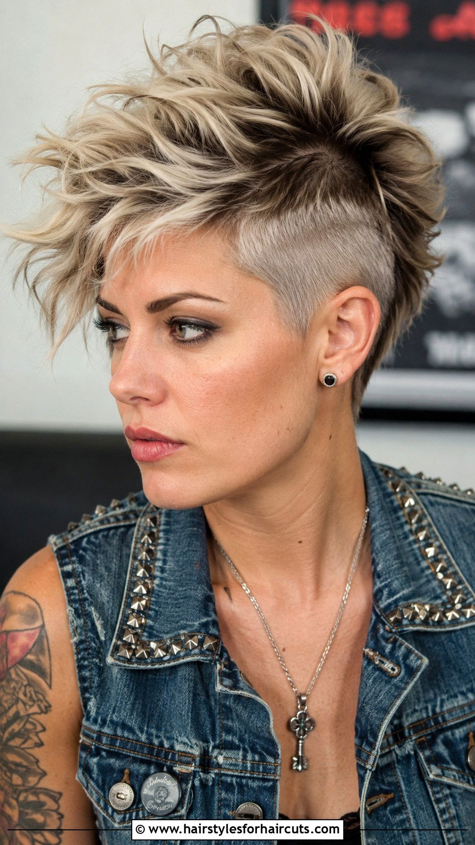 Layered Mohawk Pixie - 25 short haircuts for women with layers - 25 short haircuts for women with layers